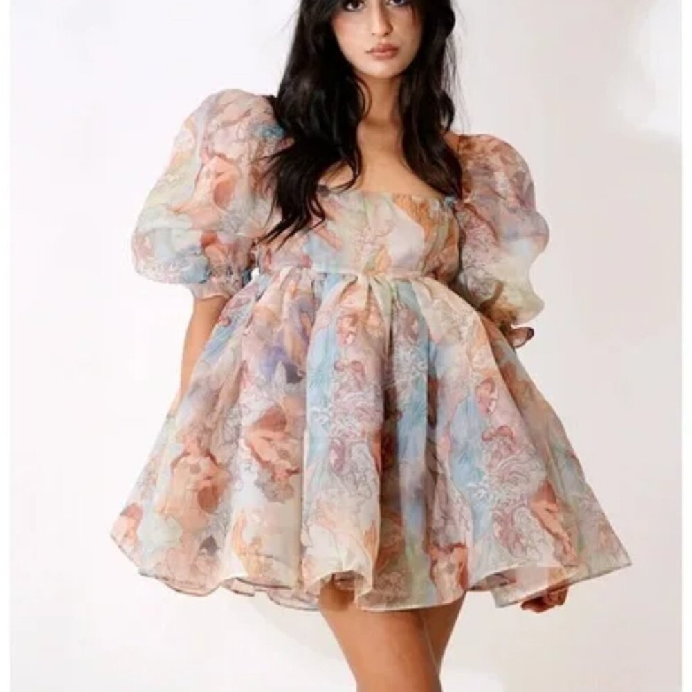 Selkie Mucha Puff Dress 5X NWT